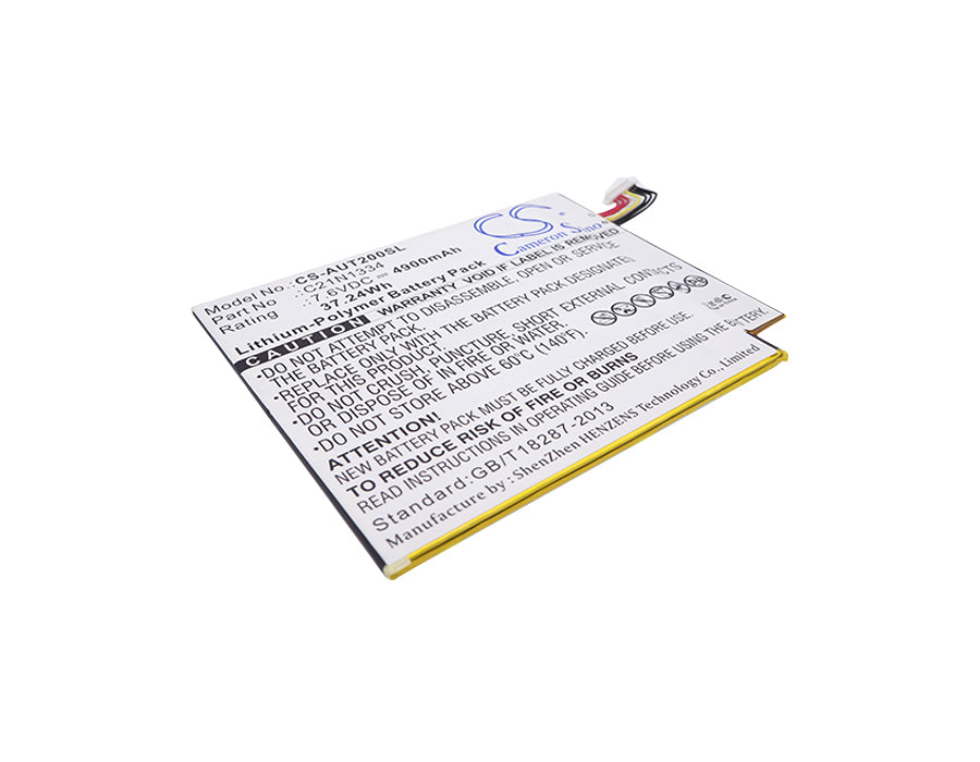 7.6V 4900mAh/37.24Wh Li-Polymer Tablet Battery for Asus