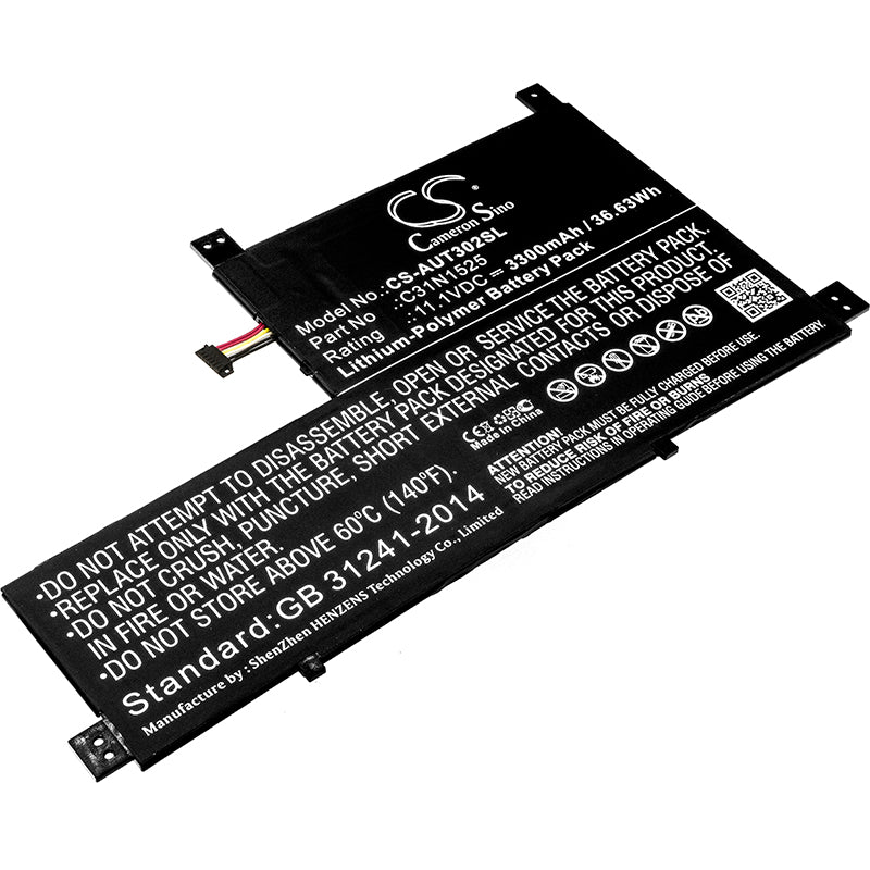 11.1V 3300mAh/36.63Wh Li-Polymer Tablet Battery for Asus