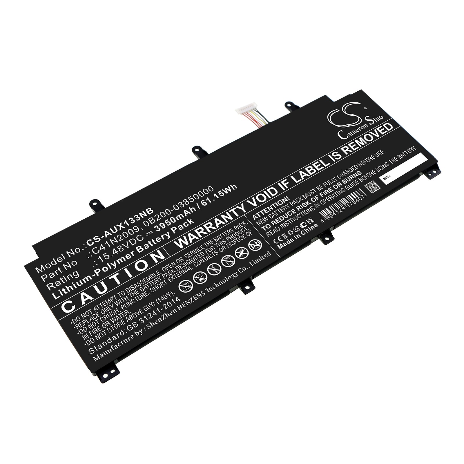 CS-AUX133NB Replacement Battery – Compatible with ROG Flow GV301QE, ROG Flow GV301QH, ROG Flow X13, ROG Flow X13 GV301QC-K5020, ROG Flow X13 GV301QC-K5047T, ROG Flow X13 GV301QC-K5084, ROG Flow X13 GV301QC-K5103TS, ROG Flow X13 GV301QC-K6003T, ROG Flow X13 GV301QC-K6008T, ROG Flow X13 GV301QC-K6017, ROG Flow X13 GV301QC-K6026T, ROG Flow X13 GV301QC-K6082T, ROG Flow X13 GV301QE-K5010T, ROG Flow X13 GV301QE-K5035R, ROG Flow X13 GV301QE-K5066TS, ROG Flow X13 GV301QE-K5110R, ROG Flow X13
