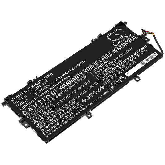CS-AUX172NB Replacement Battery – Compatible with U3100FAL, UX331FAL, ZenBook 13 UX331FA-A3071T, ZenBook 13 UX331FA-AS51, ZenBook 13 UX331FA-DB71, ZenBook 13 UX331FA-EG002T, Zenbook 13 UX331FA-EG006T, Zenbook 13 UX331FA-EG007T, Zenbook 13 UX331FAL-BS8205E, ZenBook 13 UX331FAL-EG002T, ZenBook 13 UX331FAL-EG003T, ZenBook 13 UX331FAL-EG013R, ZenBook 13 UX331FAL-EG016T, ZenBook 13 UX331FAL-EG017R, ZenBook 13 UX331FAL-EG027R, ZenBook 13 UX331FAL-EG028T, ZenBook 13 UX331FAL-EG033T, ZenBook 13