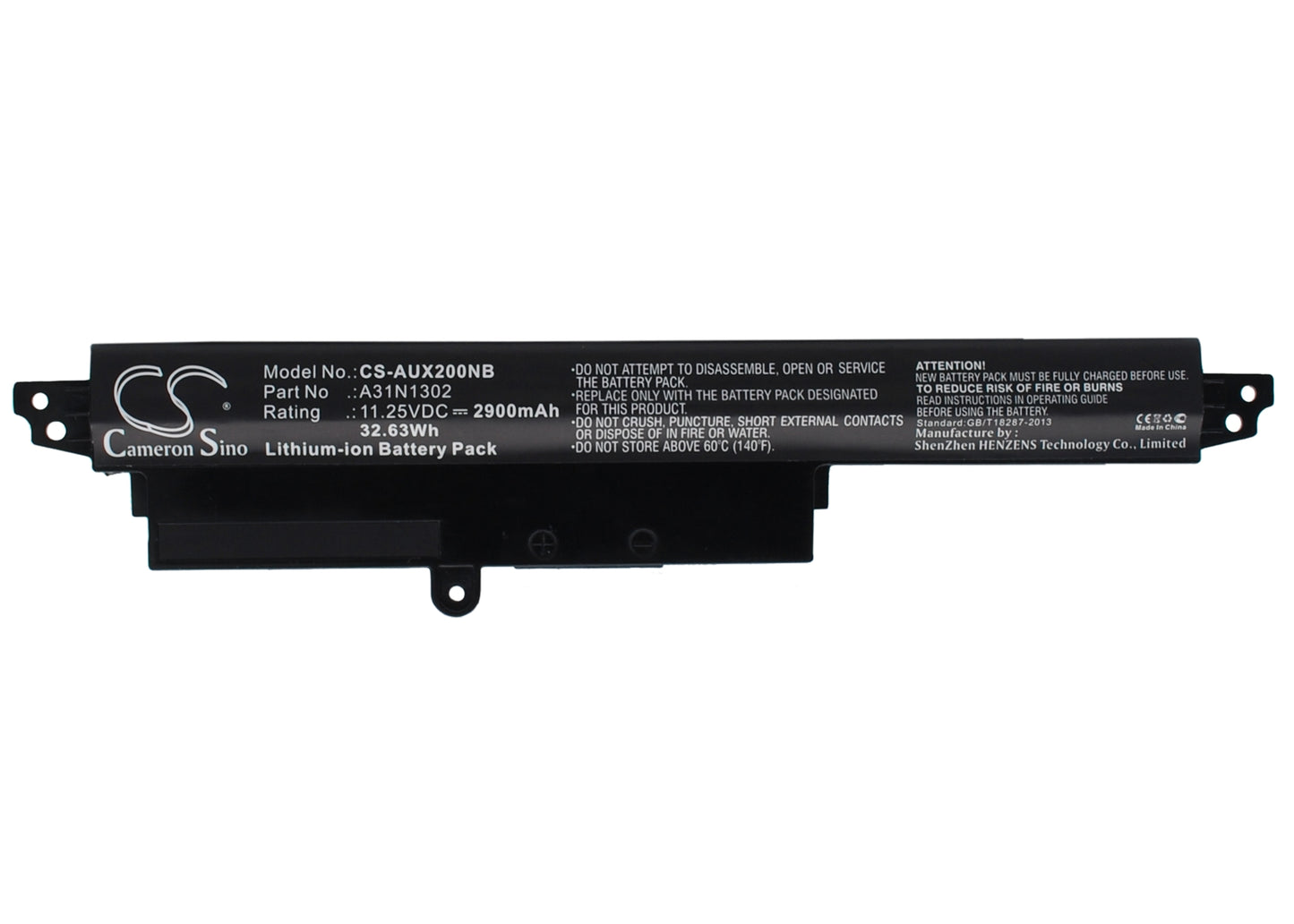 11.25V 2900mAh/32.63Wh Li-ion Notebook/Laptop Battery for Asus