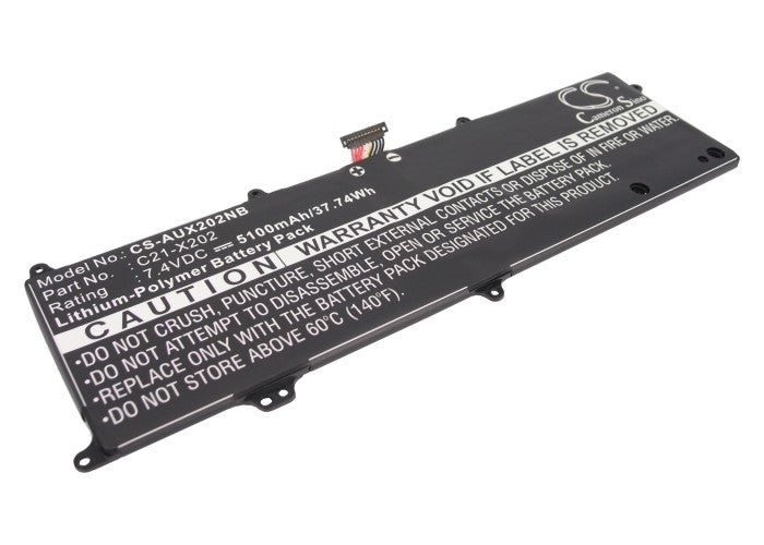 7.4V 5100mAh/37.74Wh Li-Polymer Notebook/Laptop Battery for Asus