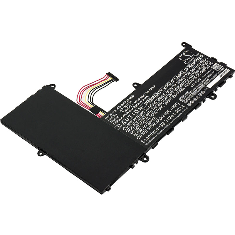 7.6V 4800mAh/36.48Wh Li-Polymer Notebook/Laptop Battery for Asus