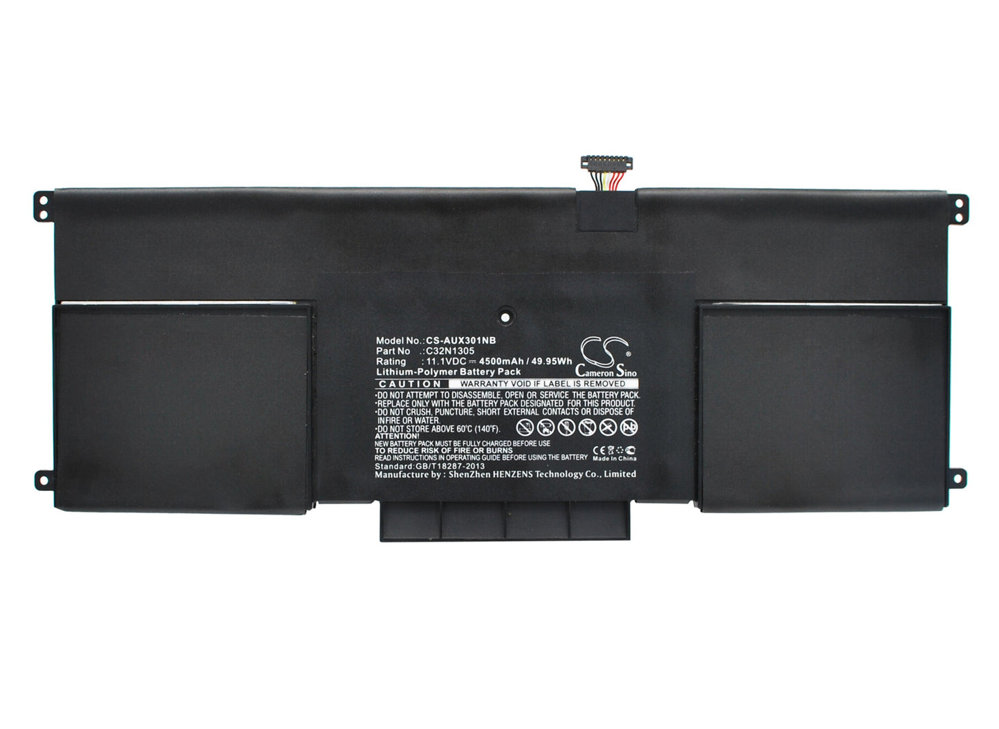 11.1V 4500mAh/49.95Wh Li-Polymer Notebook/Laptop Battery for Asus
