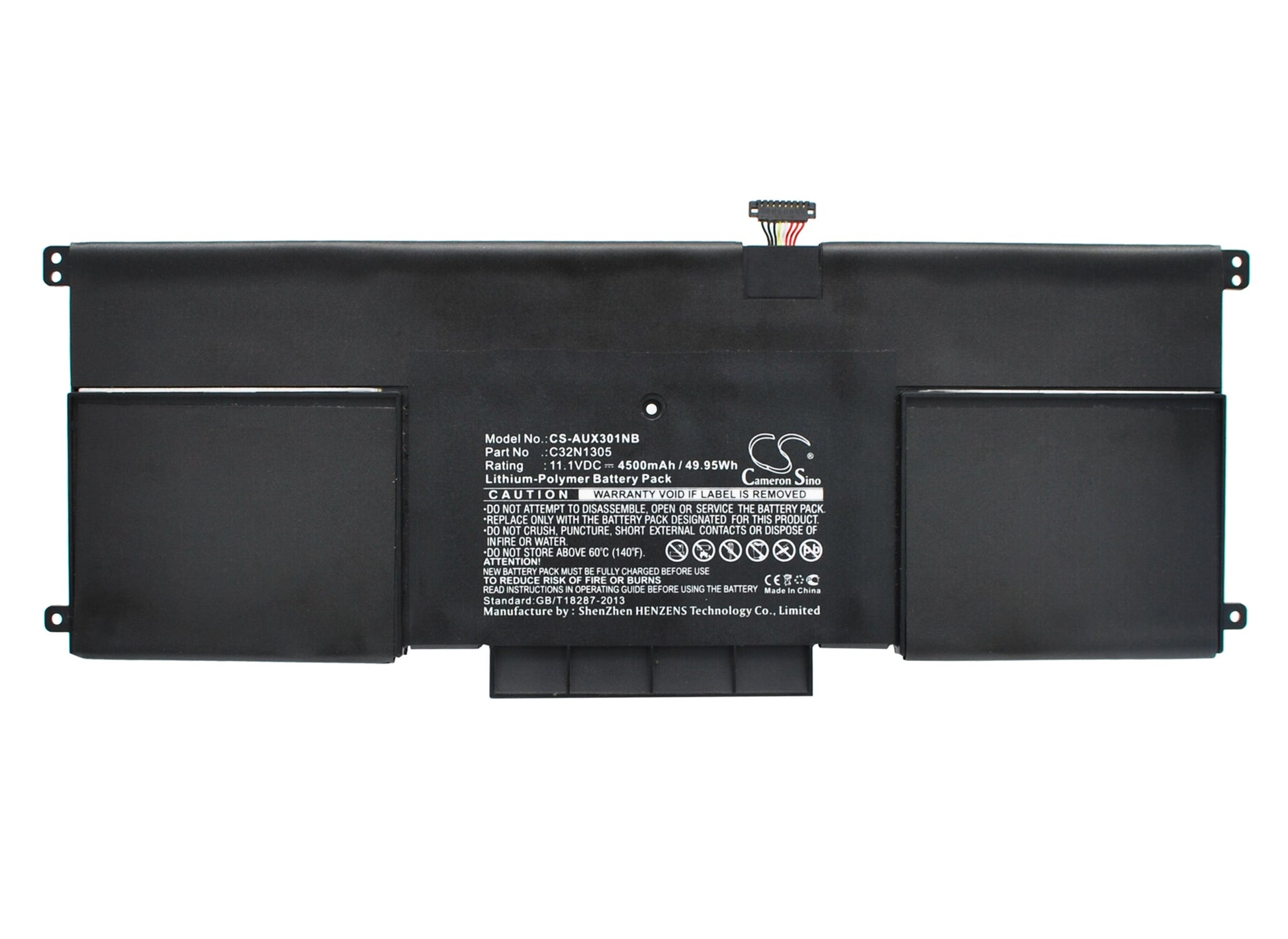 11.1V 4500mAh/49.95Wh Li-Polymer Notebook/Laptop Battery for Asus