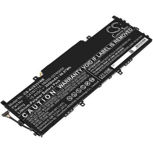 CS-AUX331NB Replacement Battery – Compatible with U3100FN, U3100UN, UX331FN, UX331UA-1A, UX331UA-1B, UX331UA-1E, UX331UAL-1C, UX331UAL-1D, UX331UN, UX331UN-1A, UX331UN-1B, UX331UN-1E, Zenbook 13 UX331UA, ZenBook 13 UX331UA-EG011R, ZenBook 13 UX331UA-EG012R, Zenbook 13 UX331UA-EG013T, ZenBook 13 UX331UA-EG051T, ZenBook 13 UX331UA-EG060T, Zenbook 13 UX331UN, ZenBook 13 UX331UN-EG002T, Zenbook 13 UX331UN-EG006T, Zenbook 13 UX331UN-EG008T, ZenBook 13 UX331UN-EG037T, ZenBook 13 UX331UN-EG051T,