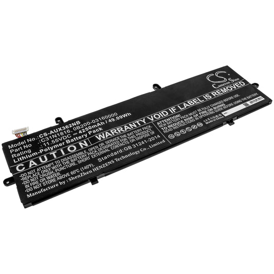 CS-AUX362NB Replacement Battery – Compatible with Flip UX362, Q326FA, Q326FA-BI7T13, UX362, UX362FA, UX362FA i7, UX362FA-2B, UX362FA-2G, ZenBook 14 UX433FA-A5232R, ZenBook 14 UX433FA-A6168R, Zenbook 14 UX433FN-A5802T, Zenbook 14 UX433FN-N5230R, Zenbook 14 UX433FQ-A5032R, ZenBook 14 UX433FQ-A5032T, ZenBook 14 UX433FQ-A5033R, ZenBook 14 UX433FQ-A5081T, Zenbook 14 UX433FQ-A5105R, Zenbook 14 UX433FQ-A5107R, Zenbook 14 UX433FQ-AI109T, ZenBook 14 UX434FQ-AI116T, ZenBook Flip 13 UX362, ZenBook Flip 13