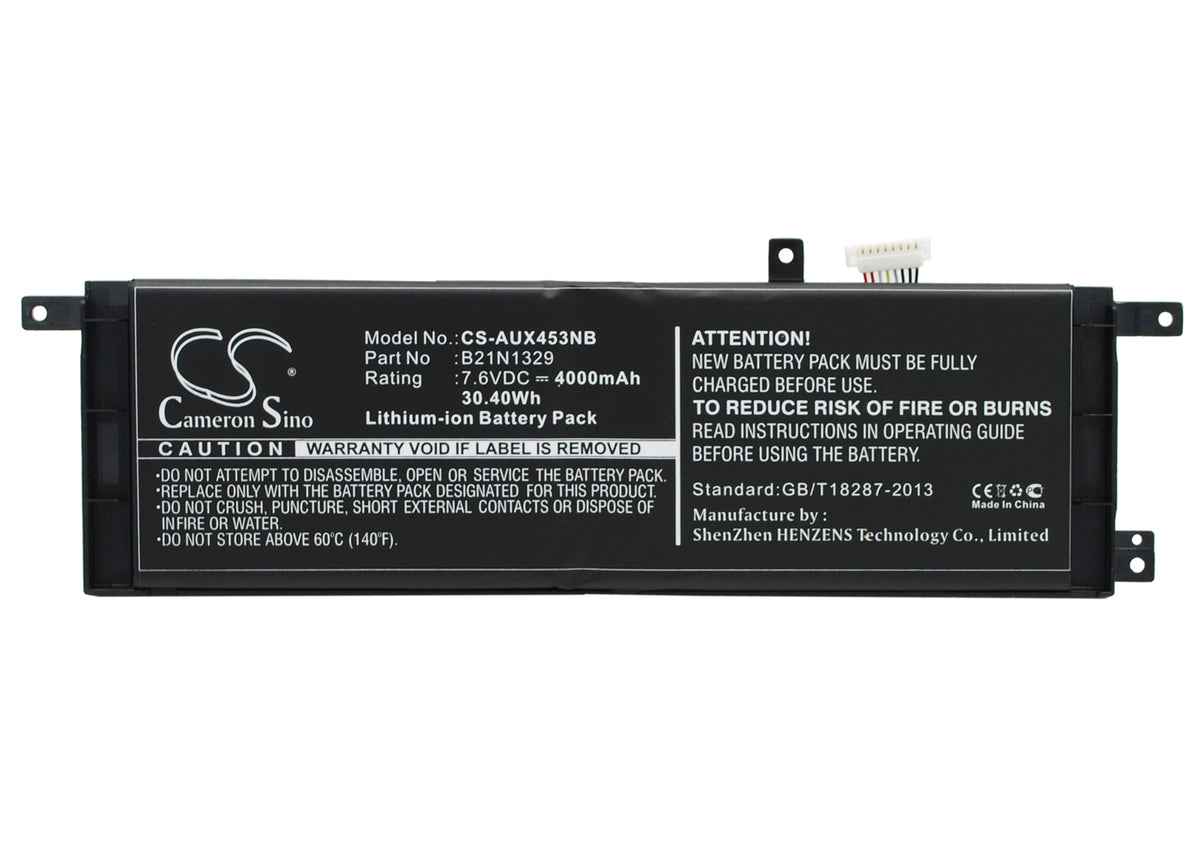 7.6V 4000mAh/30.40Wh Li-ion Notebook/Laptop Battery for Asus