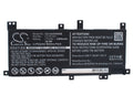 7.6V 5000mAh/38.00Wh Li-Polymer Notebook/Laptop Battery for Asus