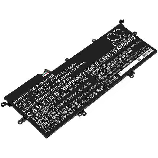 CS-AUX461NB Replacement Battery – Compatible with UX461, UX461FA, UX461FA-1A, UX461FA-1C, UX461FN, UX461FN-1A, UX461FN-1C, UX461UA, UX461UA-1A, UX461UA-1C, UX461UN, UX461UN-1A, UX461UN-1C, Zenbook Flip 14 UX461FA, ZENBOOK FLIP 14 UX461FA-E1094R, Zenbook Flip 14 UX461FA-E1094T, ZenBook Flip 14 UX461FN-DH74T, ZENBOOK FLIP 14 UX461FN-E1015R, ZenBook Flip 14 UX461FN-E1017T, ZenBook Flip 14 UX461FN-E1022T, ZenBook Flip 14 UX461FN-E1026T, ZenBook Flip 14 UX461FN-E1053T, ZenBook Flip 14