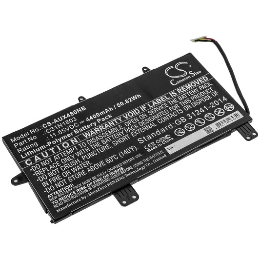 CS-AUX480NB Replacement Battery – Compatible with UX480FD UX450FD, ZenBook Pro 14 UX480