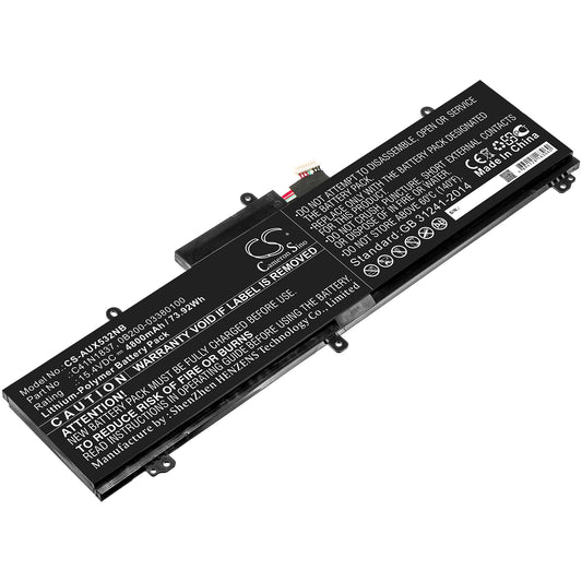 CS-AUX532NB Replacement Battery – Compatible with GU502DU, GU502GU, GU502GU-AZ047T, GU502GV, GU502LWS, GU532GU, GU532GU-AZ076T, GX502GV, GX502GW, GX532GV, GX532GW, ProArt StudioBook Pro 15 W500G, ProArt StudioBook Pro 15 W500G, ProArt StudioBook Pro 15 W500G, ProArt StudioBook Pro 15 W500G, ProArt StudioBook Pro 15 W500G, ProArt StudioBook Pro 15 W500G, ProArt StudioBook Pro 15 W500G, ProArt StudioBook Pro W500, ProArt StudioBook Pro W500G5T, ROG GA502DU, ROG GU502GV, ROG S GX532GW-AZ111T, ROG