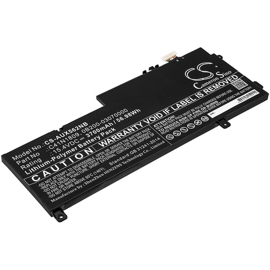 CS-AUX562NB Replacement Battery – Compatible with Q536FD, Q536FD-BI7T15, UX562, UX562FD, UX562FD2G, UX562FD-2G, UX562FD-A1008T, UX562FD-A1017T, UX562FD-A1018T, UX562FD-A1039T, UX562FD-A1054T, UX562FD-A1061TS, UX562FD-EZ010T, UX562FD-EZ012T, UX562FD-EZ013T, UX562FD-EZ019T, UX562FD-EZ021T, UX562FD-EZ022T, UX562FD-EZ044R, UX562FD-EZ050R, UX562FD-EZ055R, UX562FD-EZ058T, UX562FD-EZ068R, UX562FD-EZ073T, UX562FD-EZ078T, UX562FD-EZ081T, UX562FD-EZ083T, UX562FDX, UX562FDX-A1005R, UX562FDX-A1007R,