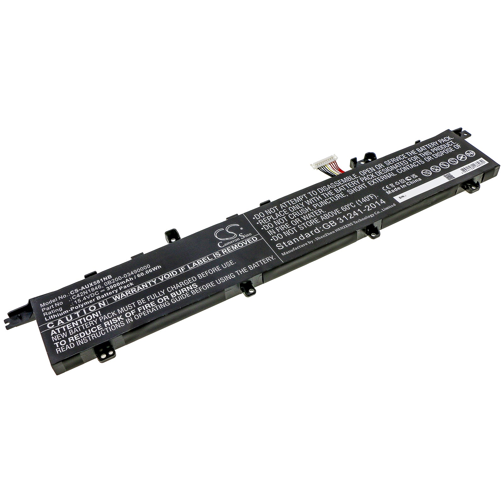 CS-AUX581NB Replacement Battery – Compatible with UX581, UX581GV, ZenBook Duo Pro UX581GV, ZenBook Pro Duo UX581, ZenBook Pro Duo UX581GV, ZenBook Pro Duo UX581GV H2004T, Zenbook Pro Duo UX581GV-BP9702, Zenbook Pro Duo UX581GV-BP9901, ZenBook Pro Duo UX581GV-H2001R, ZenBook Pro Duo UX581GV-H2001T, ZenBook Pro Duo UX581GV-H2001T, ZenBook Pro Duo UX581GV-H2002R, ZenBook Pro Duo UX581GV-H2002T, ZenBook PRO DUO UX581GV-H2003T, ZenBook Pro Duo UX581GV-H2004R, ZenBook Pro Duo UX581GV-H2004T, Zenbook