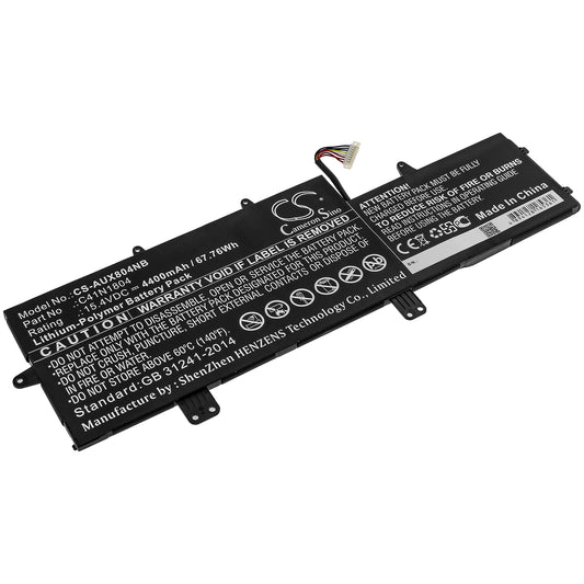 CS-AUX804NB Replacement Battery – Compatible with UX450FD-1A, UX450FD-BE014T, UX450FD-BE023T, UX450FD-BE042R, UX450FD-BE065R, UX450FD-BE069R, UX450FD-BE071T, UX450FD-BE072T, UX450FDX, UX450FDX-1A, UX450FDX-2A, UX450FDX-8265, UX450FDX-BE013R, UX450FDX-BE071T, UX450FDX-BE120T, ZenBook Pro 14 UX450, ZenBook Pro 14 UX450FD, ZenBook Pro 14 UX450FD-BE014T, ZenBook Pro 14 UX450FD-BE023T, ZenBook Pro 14 UX450FD-BE029R, ZenBook Pro 14 UX450FD-BE042R, ZenBook Pro 14 UX450FD-BE049T, Zenbook Pro 14