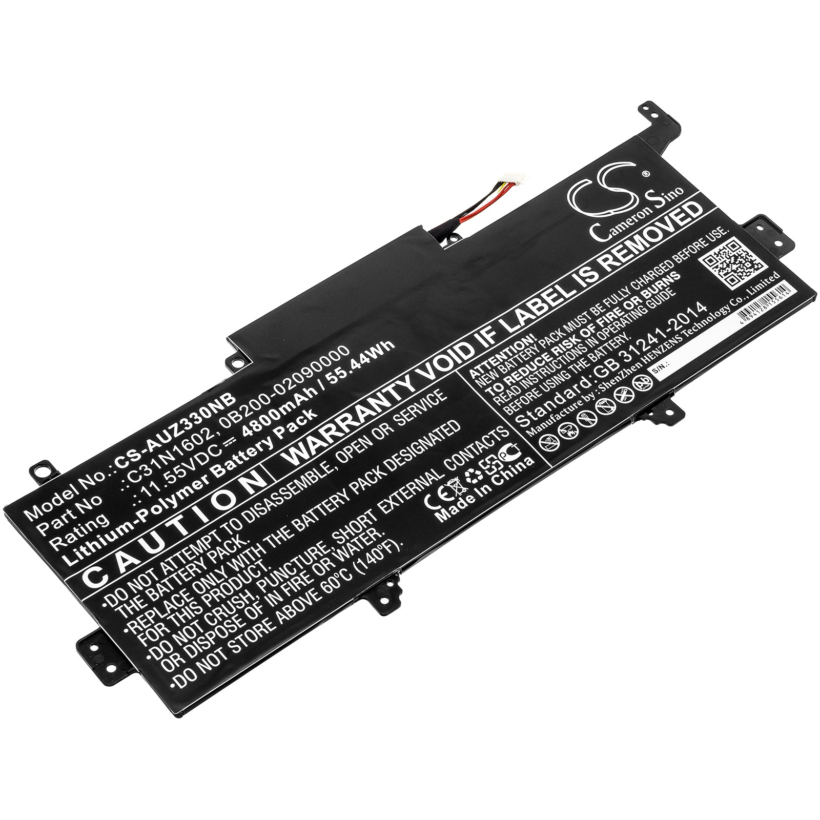 CS-AUZ330NB Replacement Battery – Compatible with UX330UA, UX330UA-1A, UX330UA-1B, UX330UA-1C, UX330UAK, Zenbook UX330UA, Zenbook UX330UA-AH54, Zenbook UX330UA-AH55, Zenbook UX330UA-AH5Q, Zenbook UX330UA-DS74, Zenbook UX330UA-FB018R, Zenbook UX330UA-FB019T, Zenbook UX330UA-FB025T, Zenbook UX330UA-FB038T, Zenbook UX330UA-FB061T, Zenbook UX330UA-FB064T, Zenbook UX330UA-FB088T, Zenbook UX330UA-FB089T, Zenbook UX330UA-FB100T, Zenbook UX330UA-FB109T, Zenbook UX330UA-FB114T, Zenbook UX330UA-FB142T,