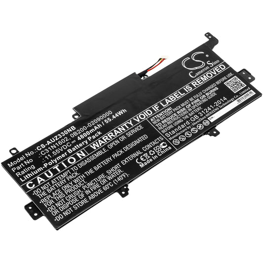 CS-AUZ330NB Replacement Battery – Compatible with UX330UA, UX330UA-1A, UX330UA-1B, UX330UA-1C, UX330UAK, Zenbook UX330UA, Zenbook UX330UA-AH54, Zenbook UX330UA-AH55, Zenbook UX330UA-AH5Q, Zenbook UX330UA-DS74, Zenbook UX330UA-FB018R, Zenbook UX330UA-FB019T, Zenbook UX330UA-FB025T, Zenbook UX330UA-FB038T, Zenbook UX330UA-FB061T, Zenbook UX330UA-FB064T, Zenbook UX330UA-FB088T, Zenbook UX330UA-FB089T, Zenbook UX330UA-FB100T, Zenbook UX330UA-FB109T, Zenbook UX330UA-FB114T, Zenbook UX330UA-FB142T,