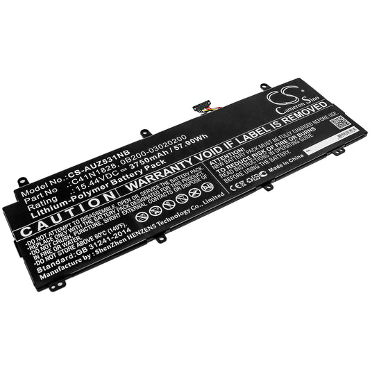 CS-AUZ531NB Replacement Battery – Compatible with GX531GV, GX531GW, GX531GW-78A27CB1, GX531GW-AH76, GX531GW-AS73, GX531GW-ES006T, GX531GW-ES007T, GX531GW-ES009T, GX531GW-ES010T, GX531GW-ES026T, GX531GW-ES027T, GX531GW-ES035R, GX531GW-ES036T, GX531GW-I7R2070, GX531GX, GX531GXR, ROG Zephyrus S GX531GV-ES003T, ROG Zephyrus S GX531GV-ES007T, ROG Zephyrus S GX531GV-ES017T, Zephyrus S GX531GV, Zephyrus S GX531GW
