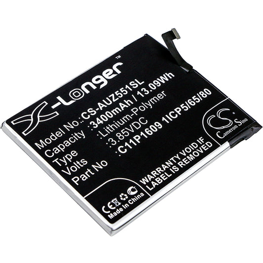 3.85V 3400mAh/13.09Wh Li-Polymer Mobile/SmartPhone Battery for Asus