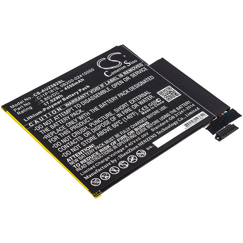 3.85V 4550mAh/17.52Wh Li-Polymer Tablet Battery for Asus