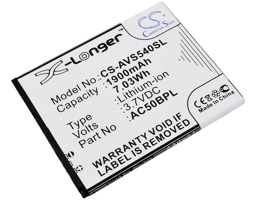 3.7V 1900mAh/7.03Wh Li-ion Mobile/SmartPhone Battery for Archos