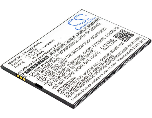 3.8V 3400mAh/12.92Wh Li-Polymer Mobile/SmartPhone Battery for Archos