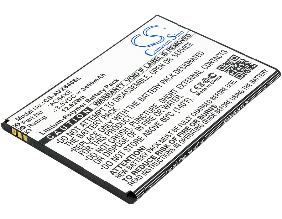 3.8V 3400mAh/12.92Wh Li-Polymer Mobile/SmartPhone Battery for Archos