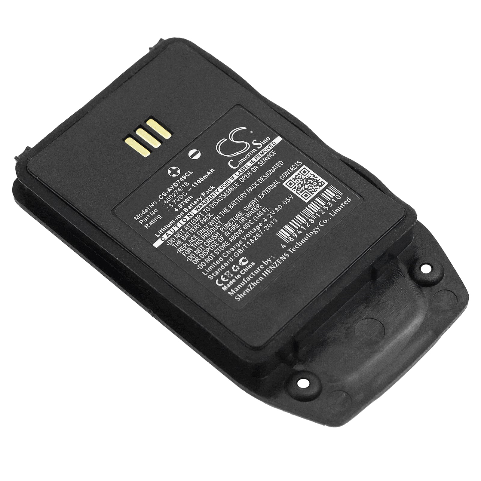 3.7V 1100mAh/4.07Wh Li-ion Cordless Phone Battery for Avaya