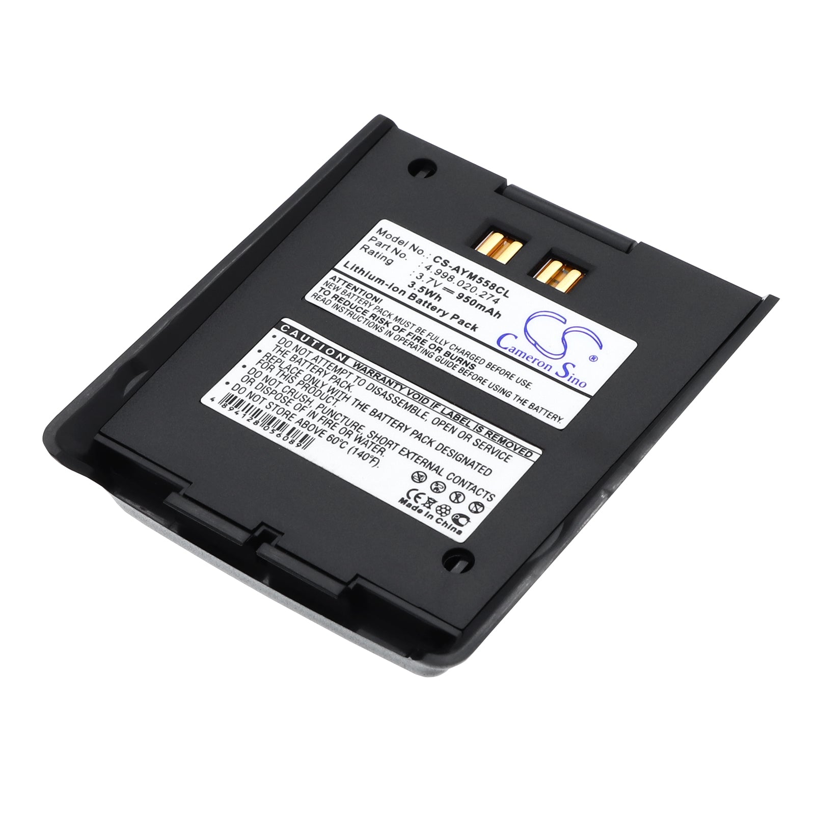 3.7V 950mAh/3.52Wh Li-ion Cordless Phone Battery for Bosch