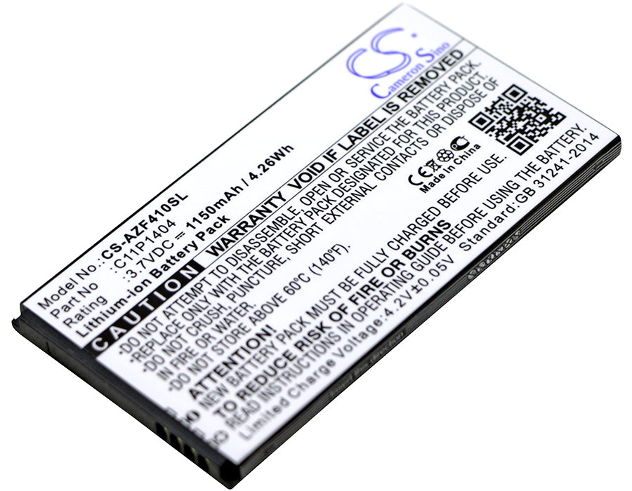 3.7V 1150mAh/4.26Wh Li-ion Mobile/SmartPhone Battery for Asus