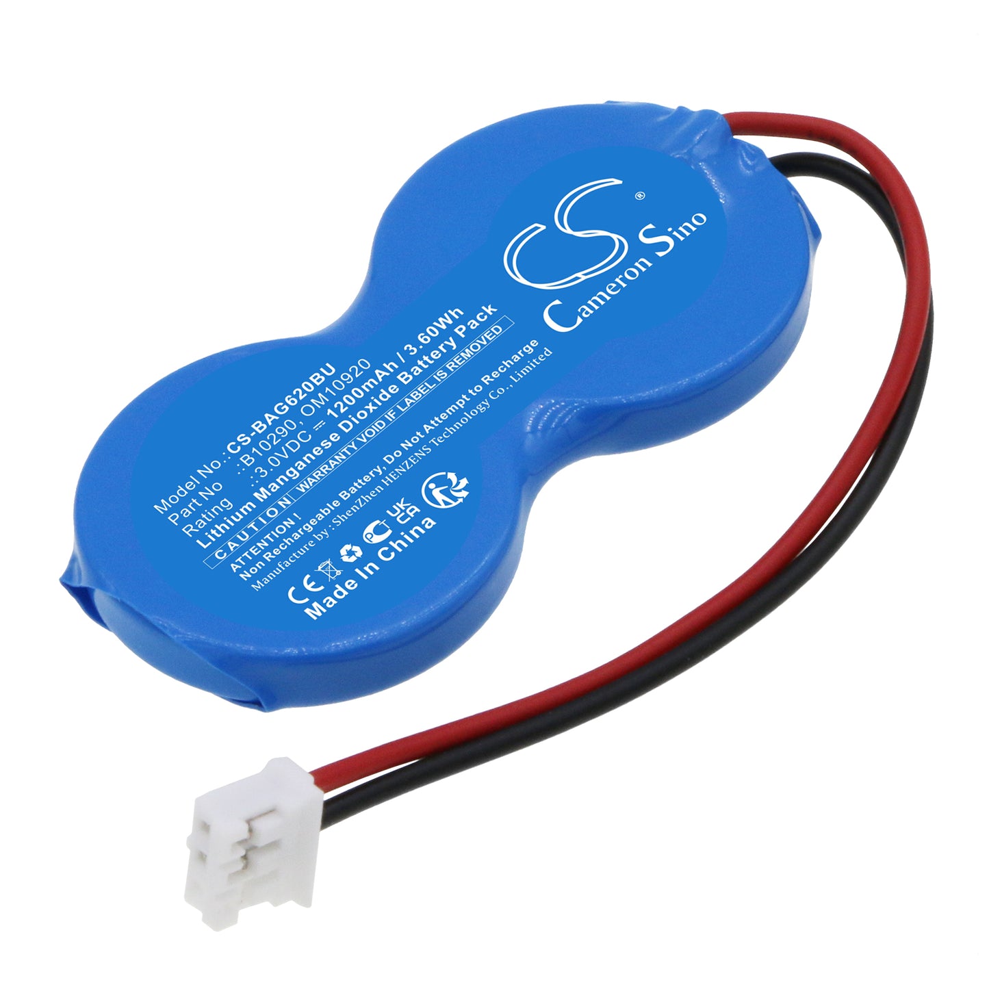 CS-BAG620BU Replacement Battery – Compatible with Flo-Gard 6201, Flo-Gard 6300, Flo-Gard 6301 Memory