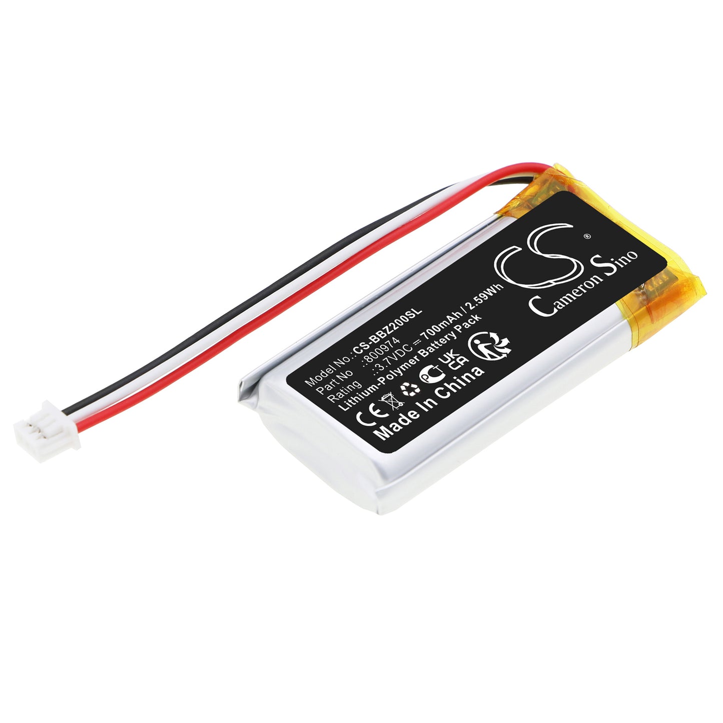 CS-BBZ200SL Replacement Battery – Compatible with Babyphone Audio Simply Zen, Babyphone Audio Simply Zen 2.0