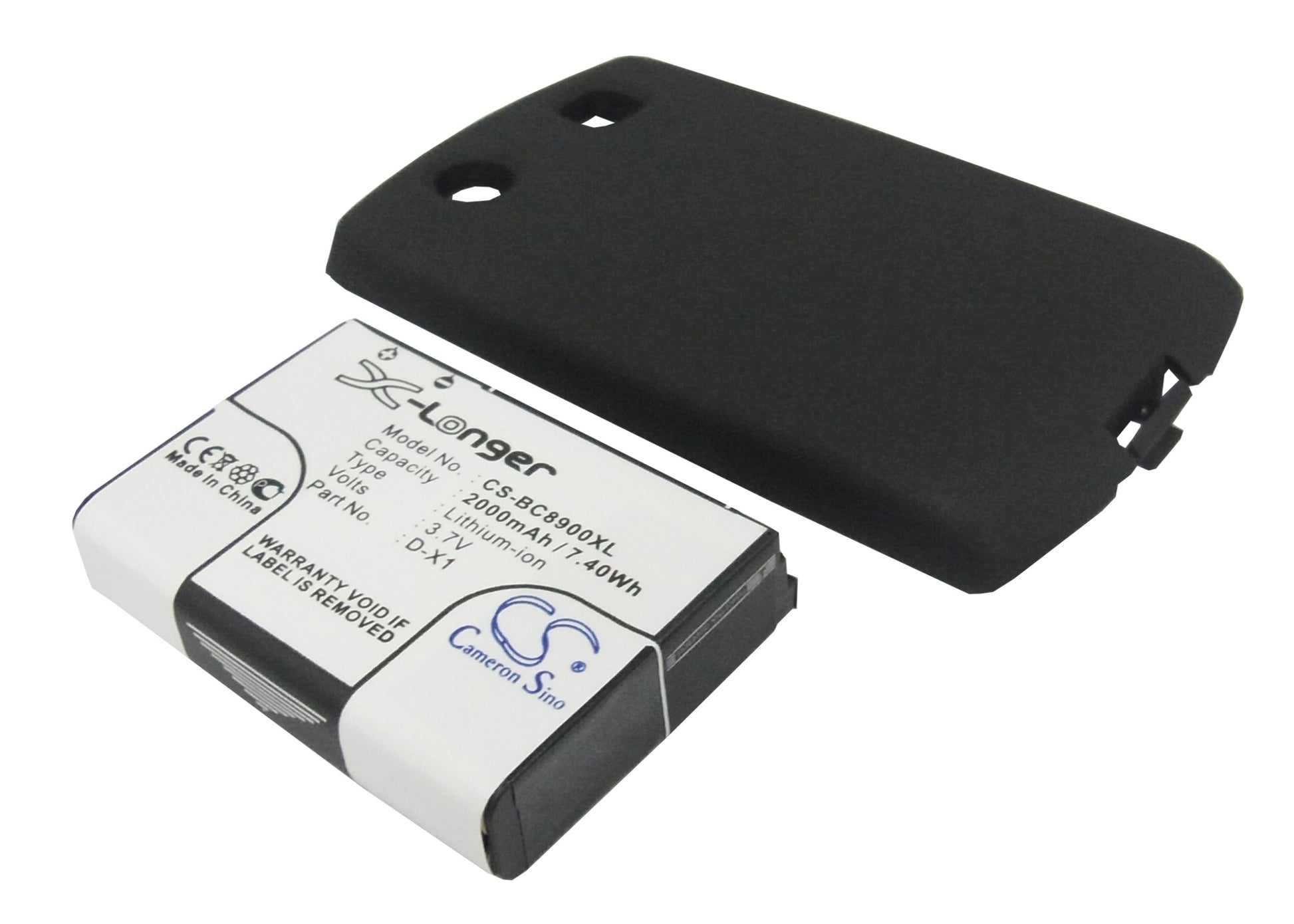 3.7V 2000mAh/7.40Wh Li-ion Mobile/SmartPhone Battery for Blackberry