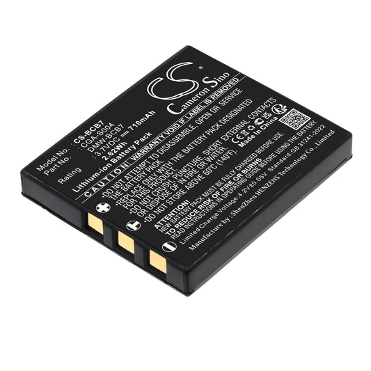 3.7V 710mAh Li-ion Camera Battery for Panasonic