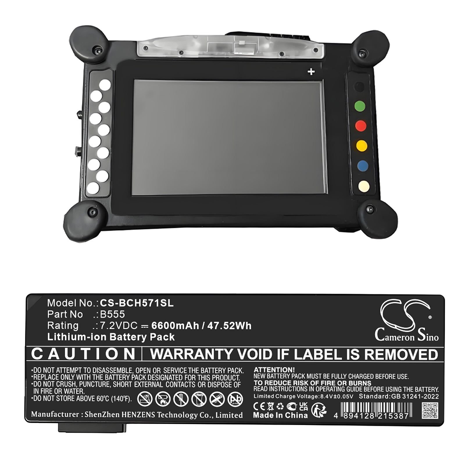 CS-BCH571SL Replacement Battery – Compatible with 3571-0100 IFLEX OBD