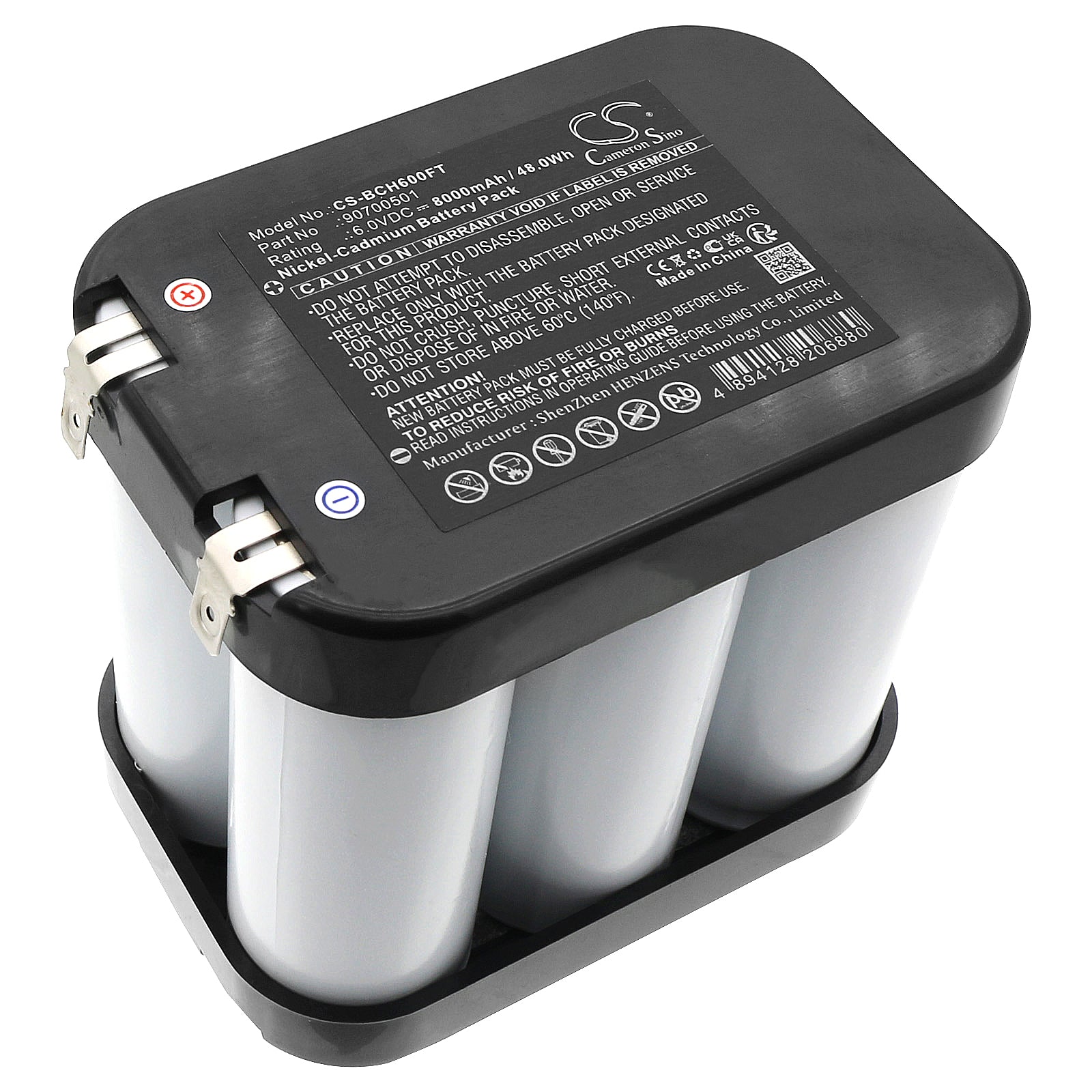 CS-BCH600FT Replacement Battery – Compatible with Eisemann B6008, Eisemann Halo 6