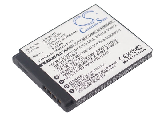 3.7V 690mAh/2.55Wh Li-ion Camera Battery for Panasonic