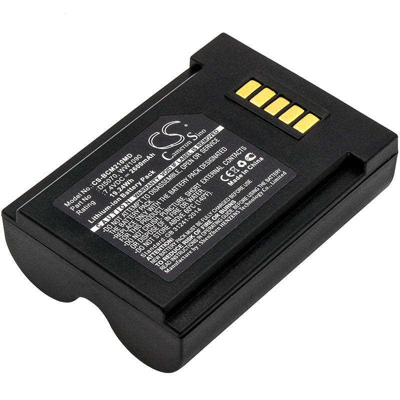 7.4V 2600mAh/19.24Wh Li-ion Medical Battery for BCI