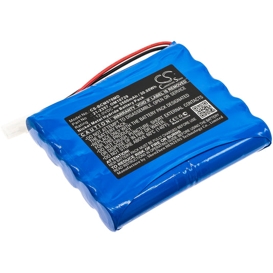 12V 2500mAh/30.00Wh Ni-MH Medical Battery for BCI