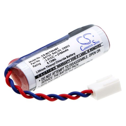 3.6V 2700mAh/9.72Wh Li-SOCl2 Alarm System Battery for DAITEM