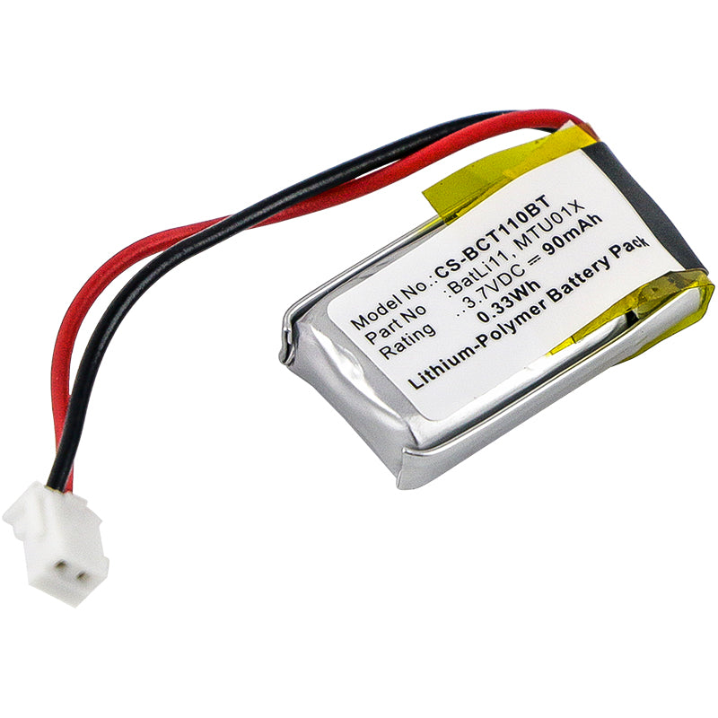 3.7V 90mAh/0.33Wh Li-Polymer Alarm System Battery for DAITEM