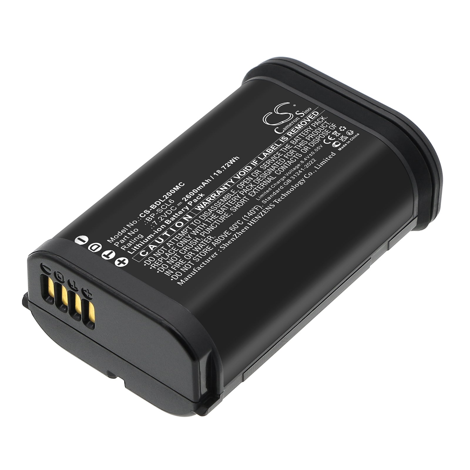 CS-BDL200MC Replacement Battery – Compatible with Q2, Q3, SL2, SL2S
