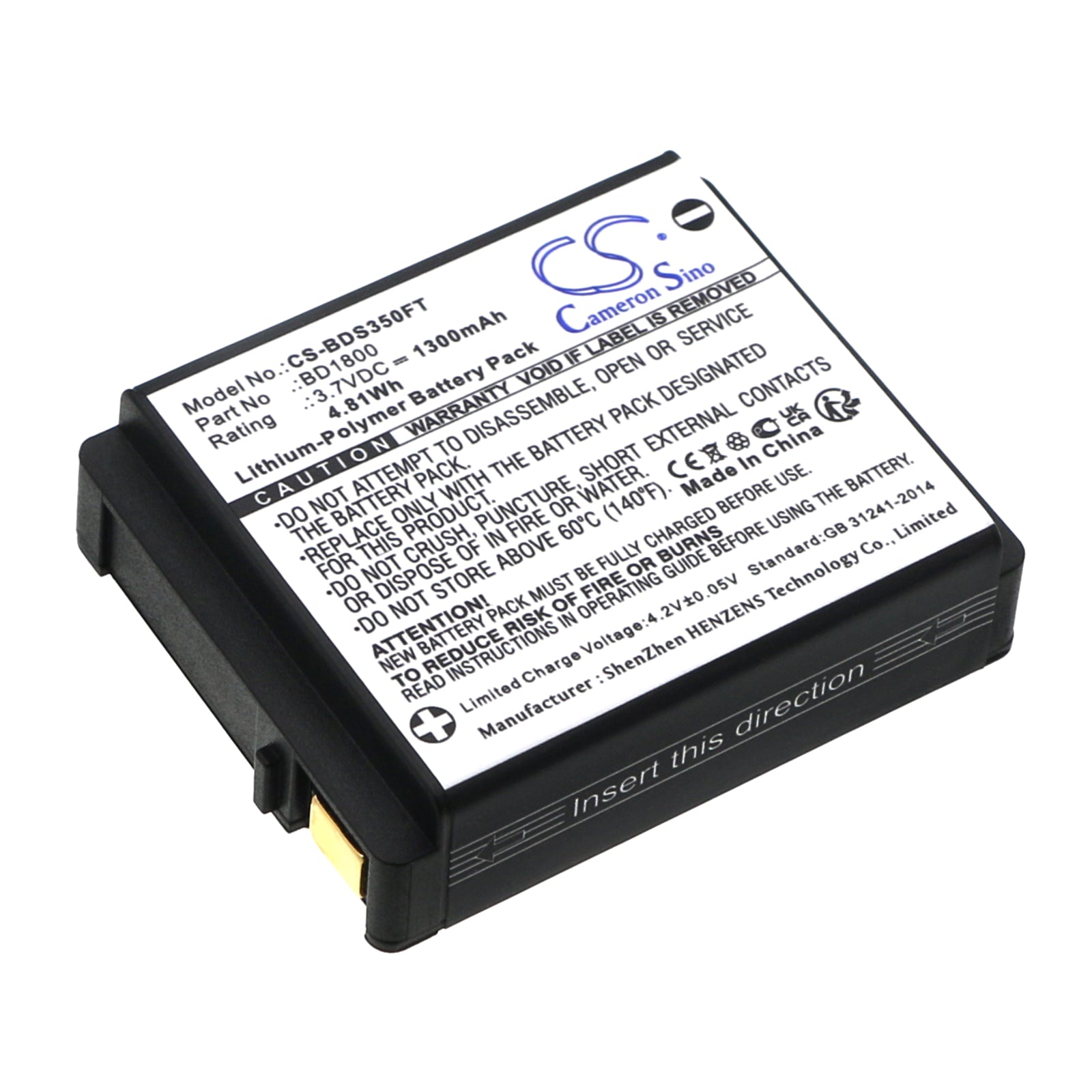 CS-BDS350FT Replacement Battery – Compatible with UT27