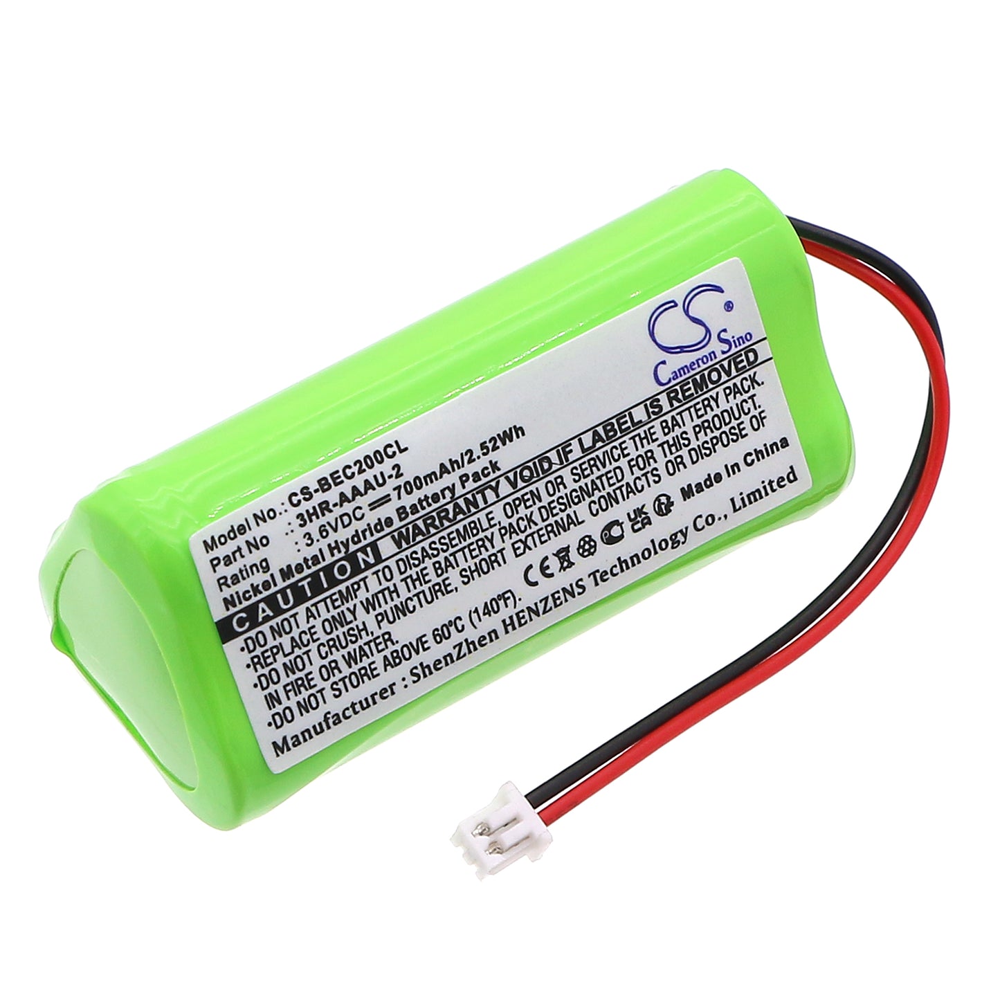 3.6V 700mAh/2.52Wh Ni-MH Cordless Phone Battery for Bang & Olufsen