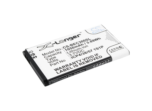 3.7V 1050mAh/3.89Wh Li-ion Mobile/SmartPhone Battery for Bea-fon