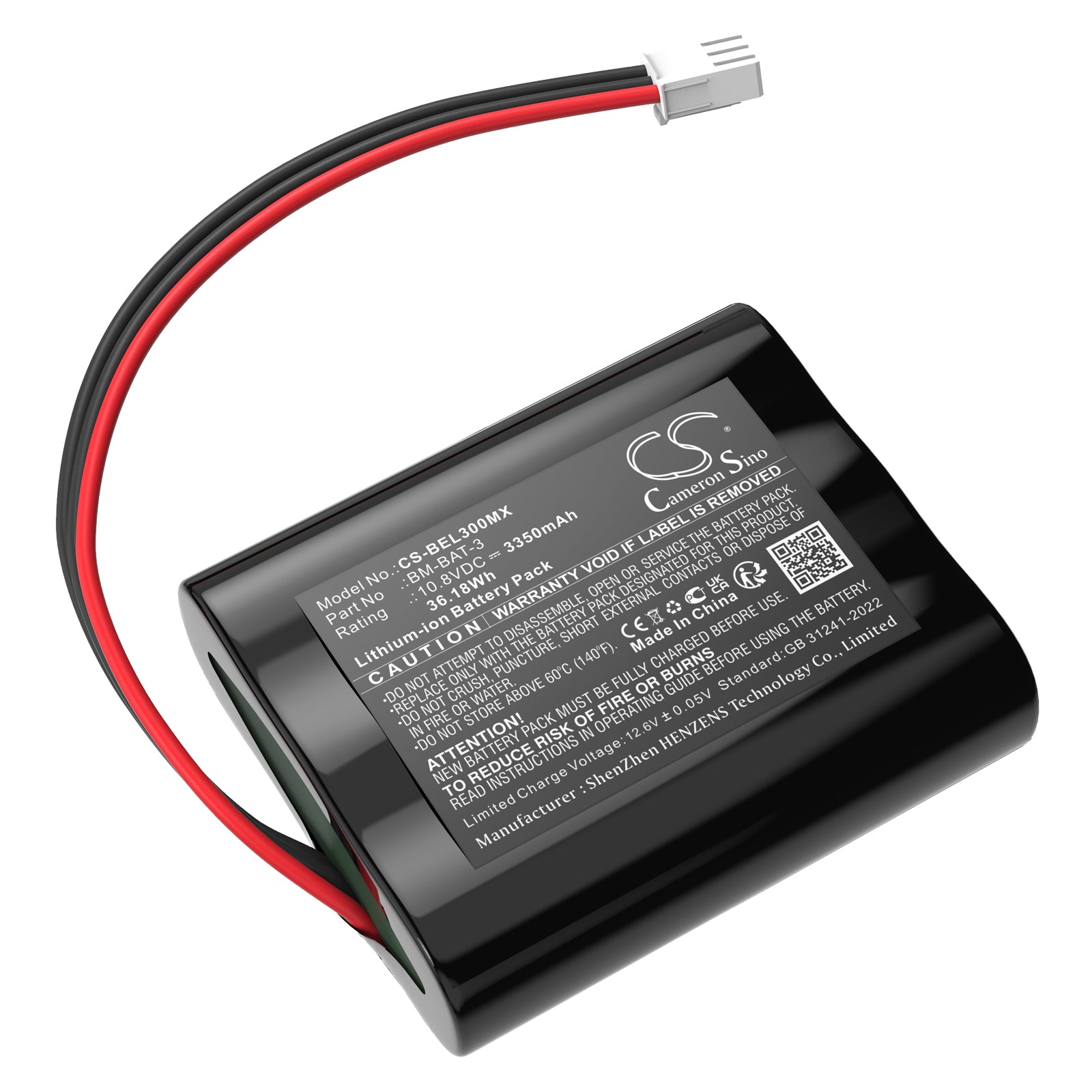 CS-BEL300MX Replacement Battery – Compatible with BM3 Pro, BM3Vet Elite, BM5Vet Elite, Elite 3, Elite 5, GA3VET