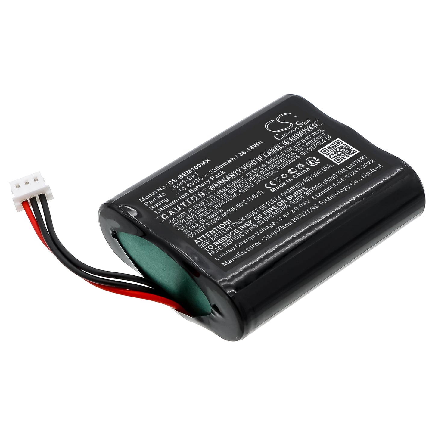 CS-BEM100MX Replacement Battery – Compatible with BM1 Vet