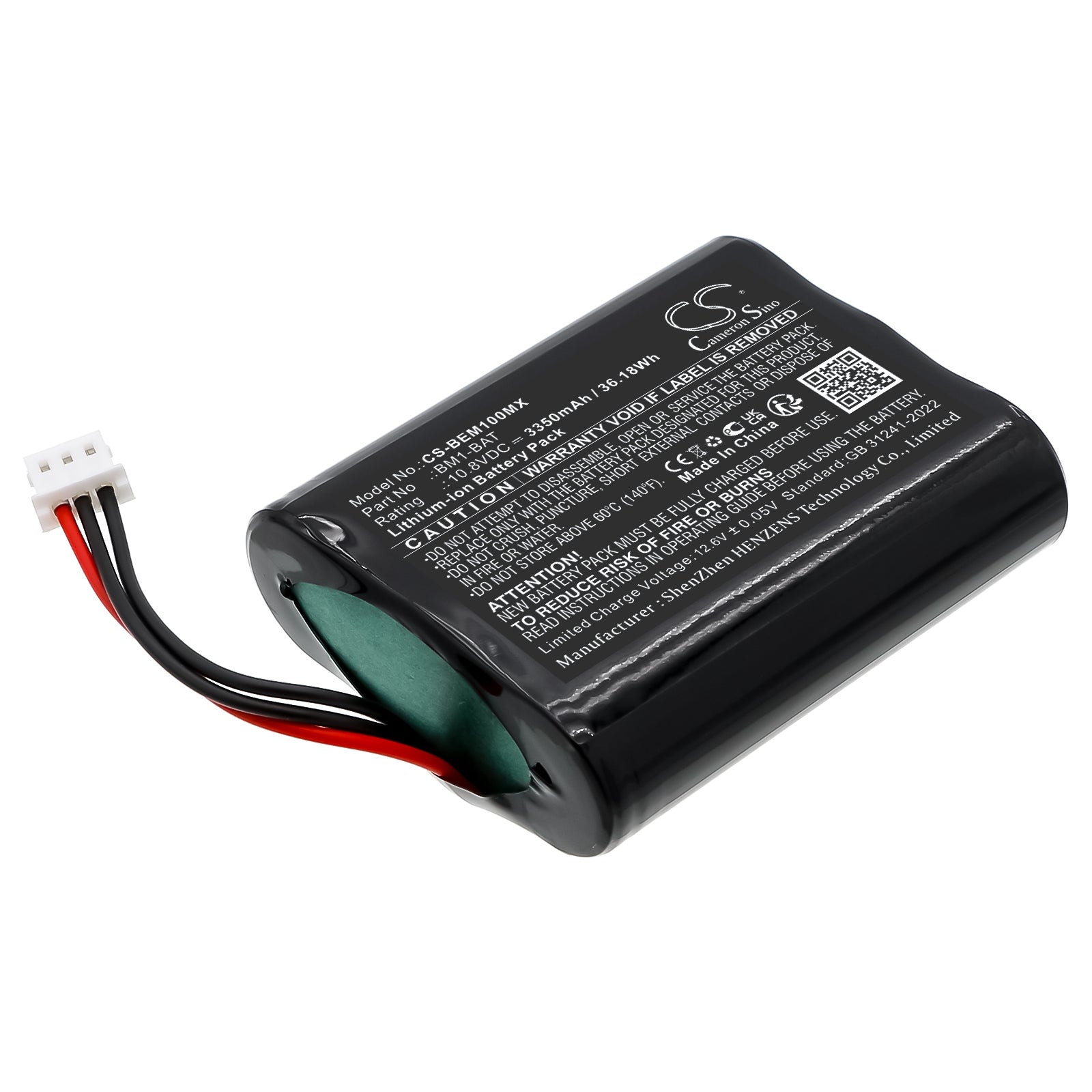 CS-BEM100MX Replacement Battery – Compatible with BM1 Vet