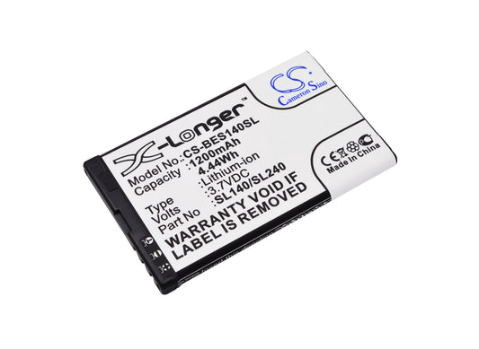 3.7V 1200mAh/4.44Wh Li-ion Mobile/SmartPhone Battery for Doro