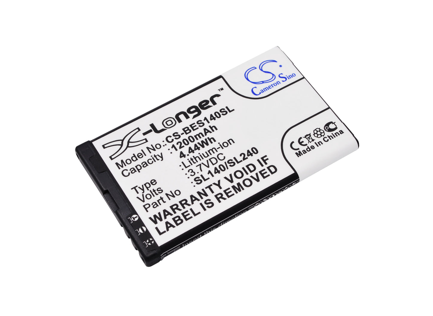 3.7V 1200mAh/4.44Wh Li-ion Mobile/SmartPhone Battery for Evolveo